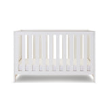 Nika Mini Cot Bed - White Wash