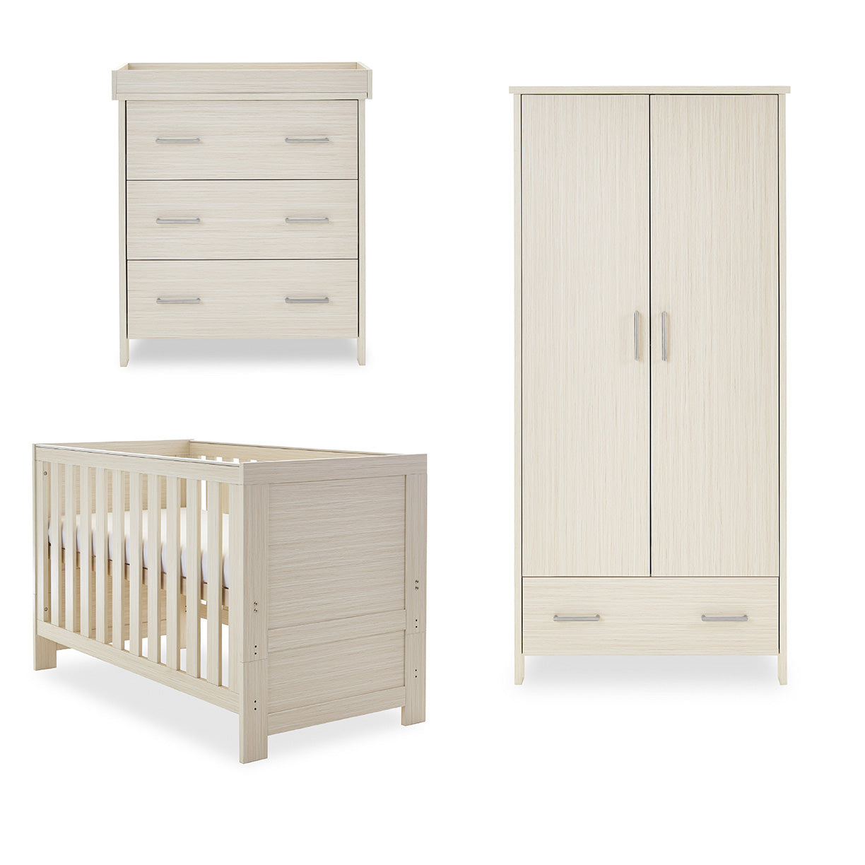 Nika 3 Piece Room Set - Oatmeal