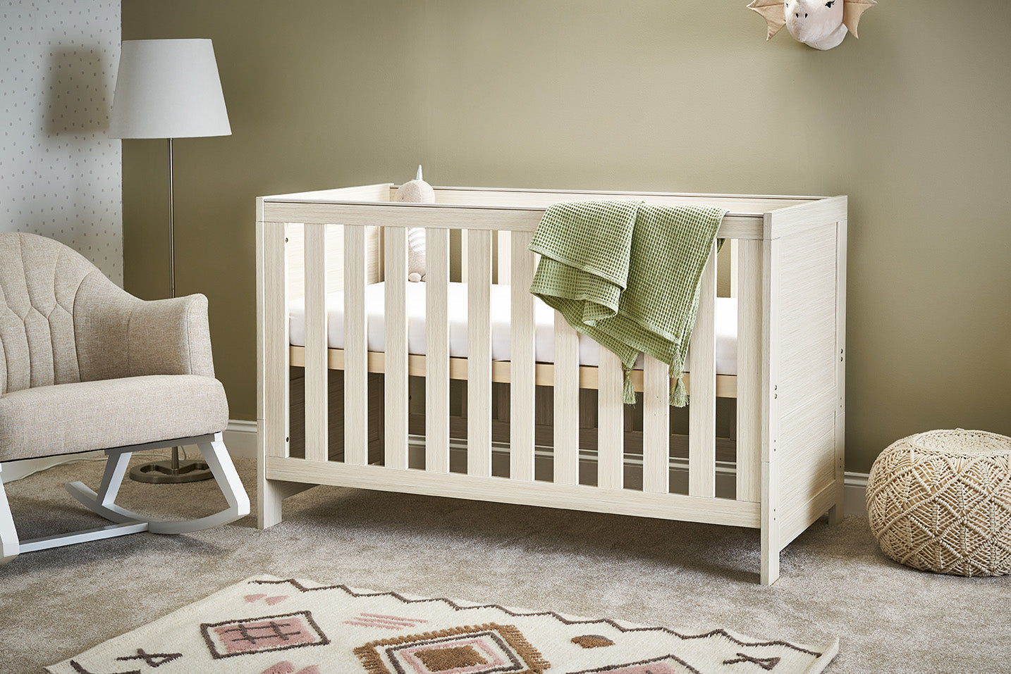 Nika Cot Bed - Oatmeal