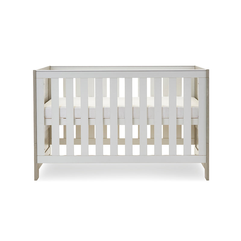 Nika Cot Bed - Grey Wash with White