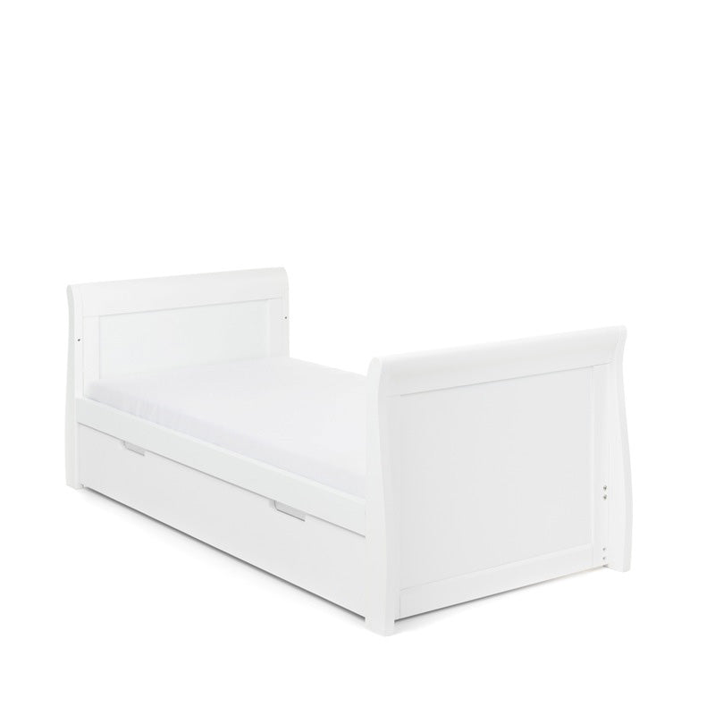 Stamford Classic Sleigh Cot Bed - White