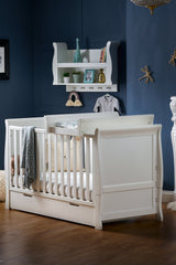 Stamford Classic Sleigh Cot Bed - White