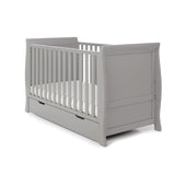 Stamford Classic Sleigh Cot Bed - Warm Grey