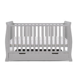 Stamford Classic Sleigh Cot Bed - Warm Grey