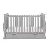 Stamford Classic Sleigh Cot Bed - Warm Grey