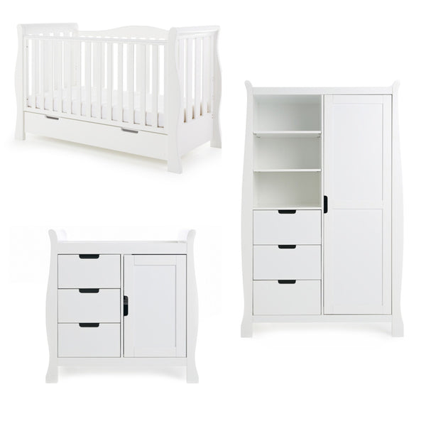 Stamford Luxe 3 Piece Room Set - White