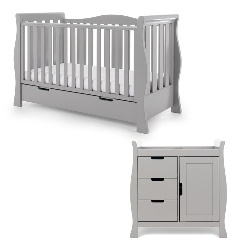 Stamford Luxe 2 Piece Room Set - Warm Grey