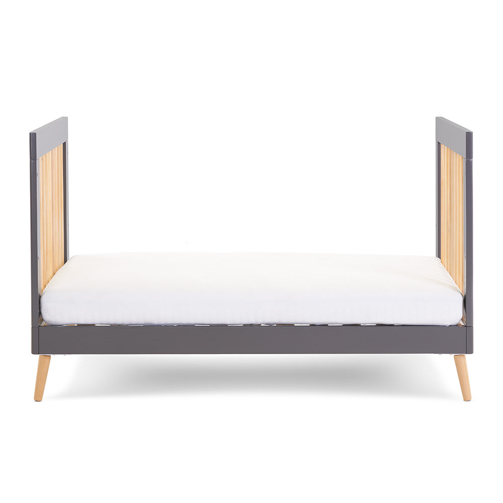 Maya Cot Bed - Slate with Natural