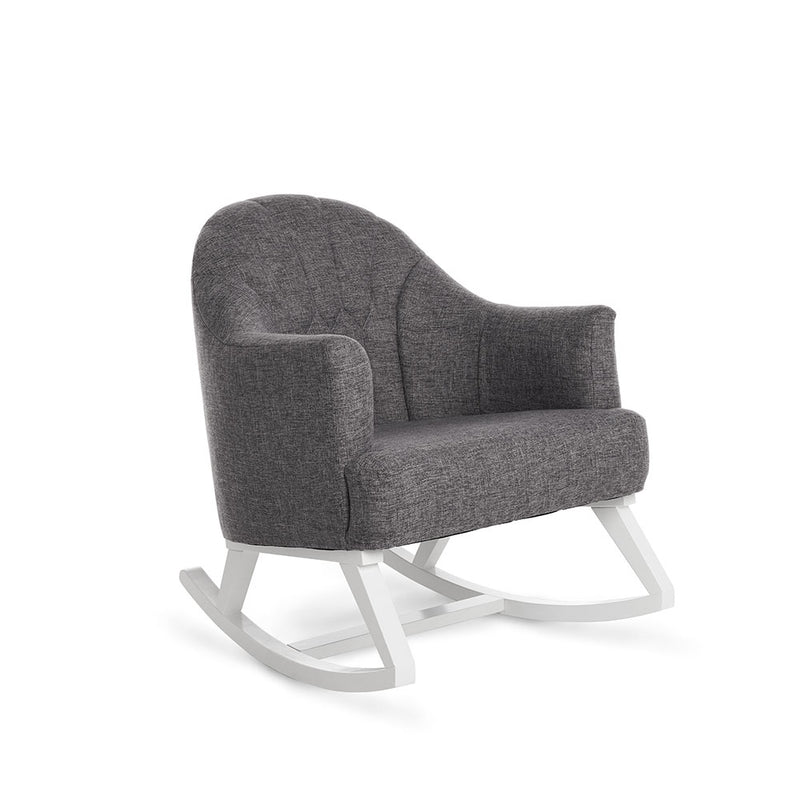 Round Back Rocking Chair - Dark Grey