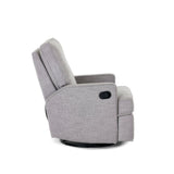 Madison Swivel Glider Recliner Chair - Pebble