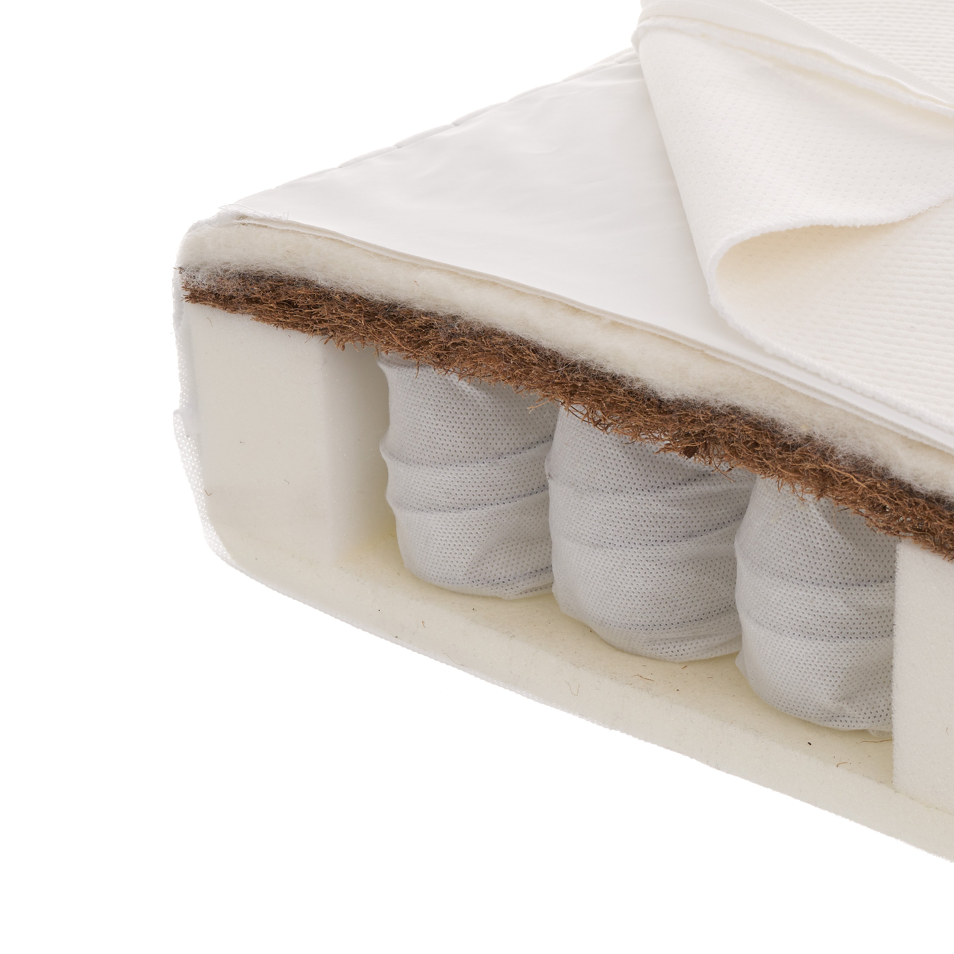 Moisture Management Dual Core Cot Bed Mattress - 140 x 70cm