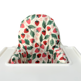 Waterproof Highchair Cushion Cover - Strawberry