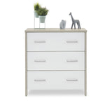 Nika Changing Unit - Grey Wash with White