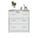 Nika Changing Unit - Grey Wash with White