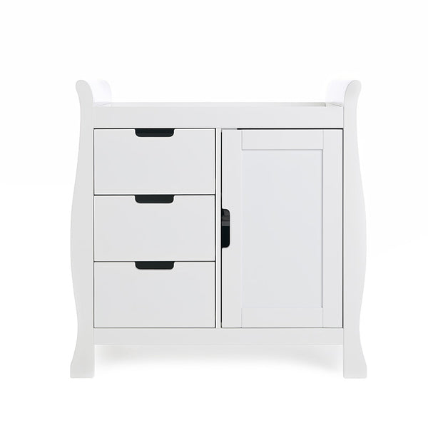 Stamford Sleigh Closed Changing Unit - White