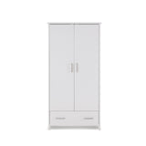 Nika Double Wardrobe - White Wash