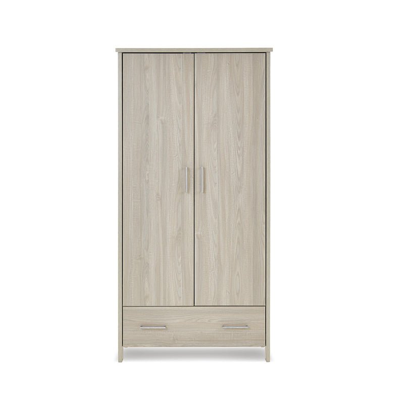 Nika Double Wardrobe - Grey Wash