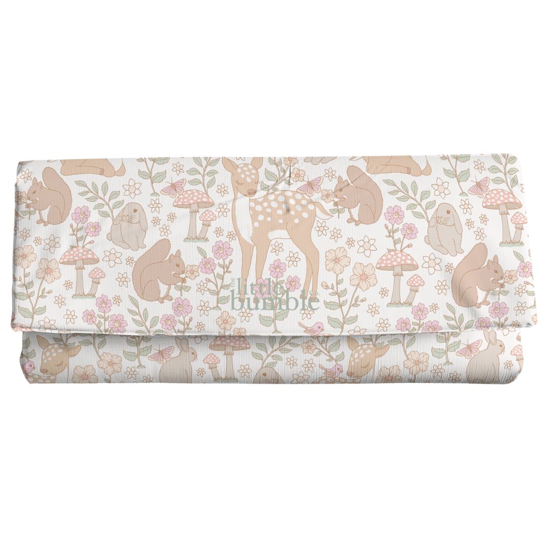 Travel Changing Mat - Spring Woodland