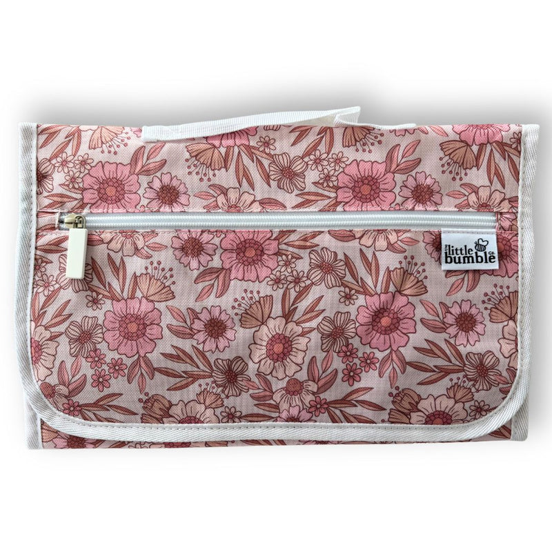 Travel Changing Clutch - Retro Floral