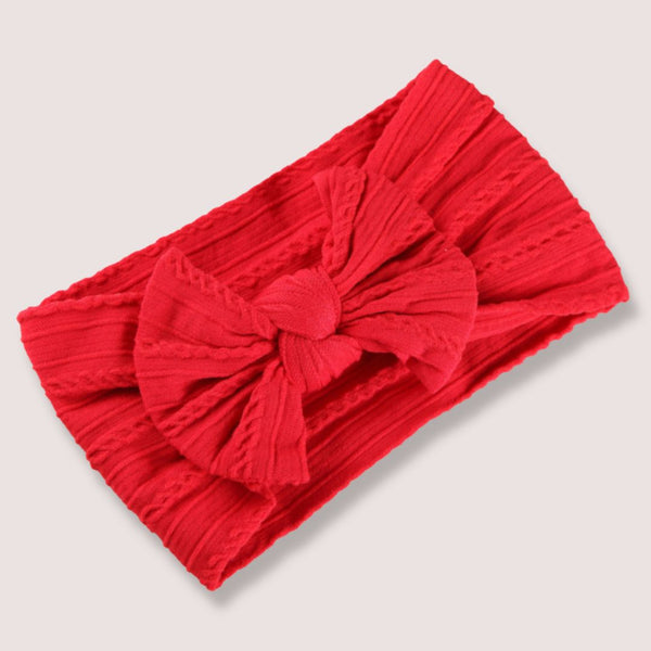 Bow Headband - Red
