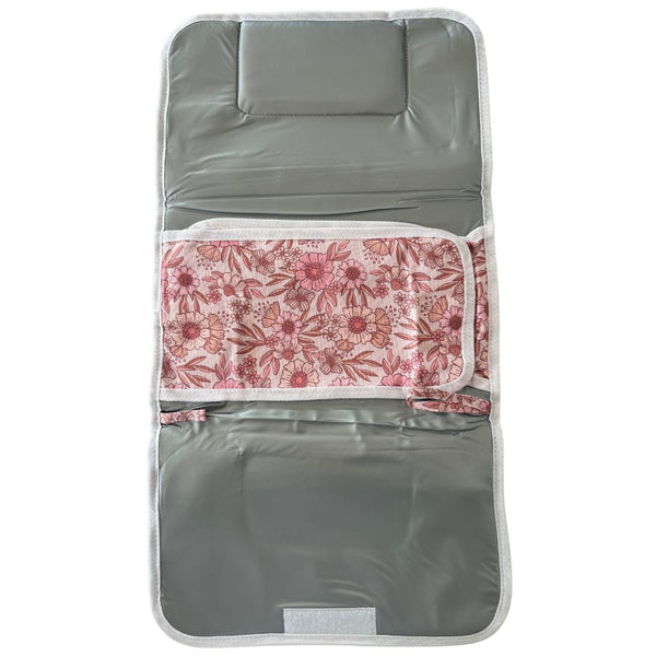 Travel Changing Clutch - Retro Floral