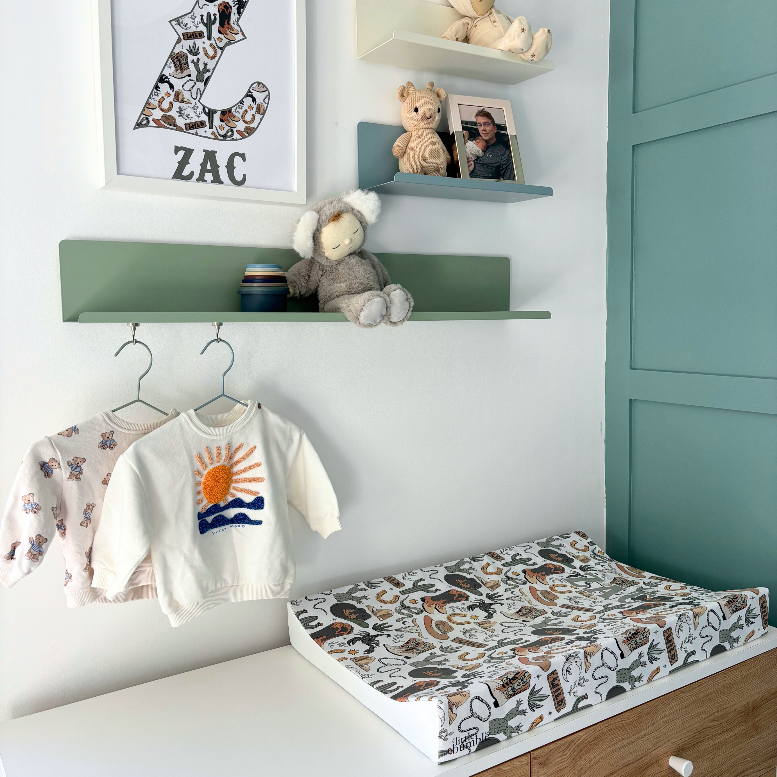 Anti Roll Changing Mat - Wild West