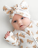 Teddy Bear 2 Way Zip Sleepsuit