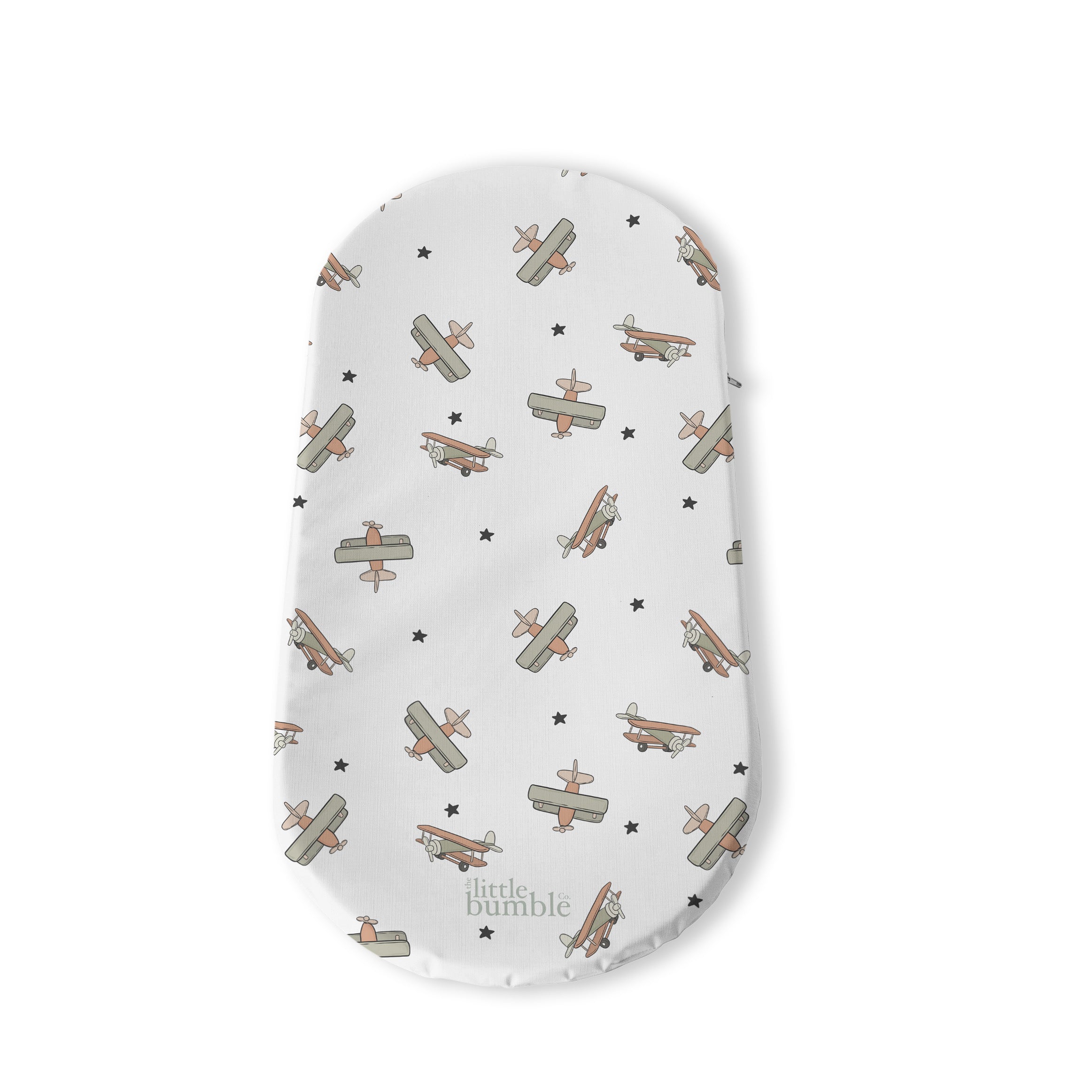 Changing Basket Mat Liner - Aeroplane