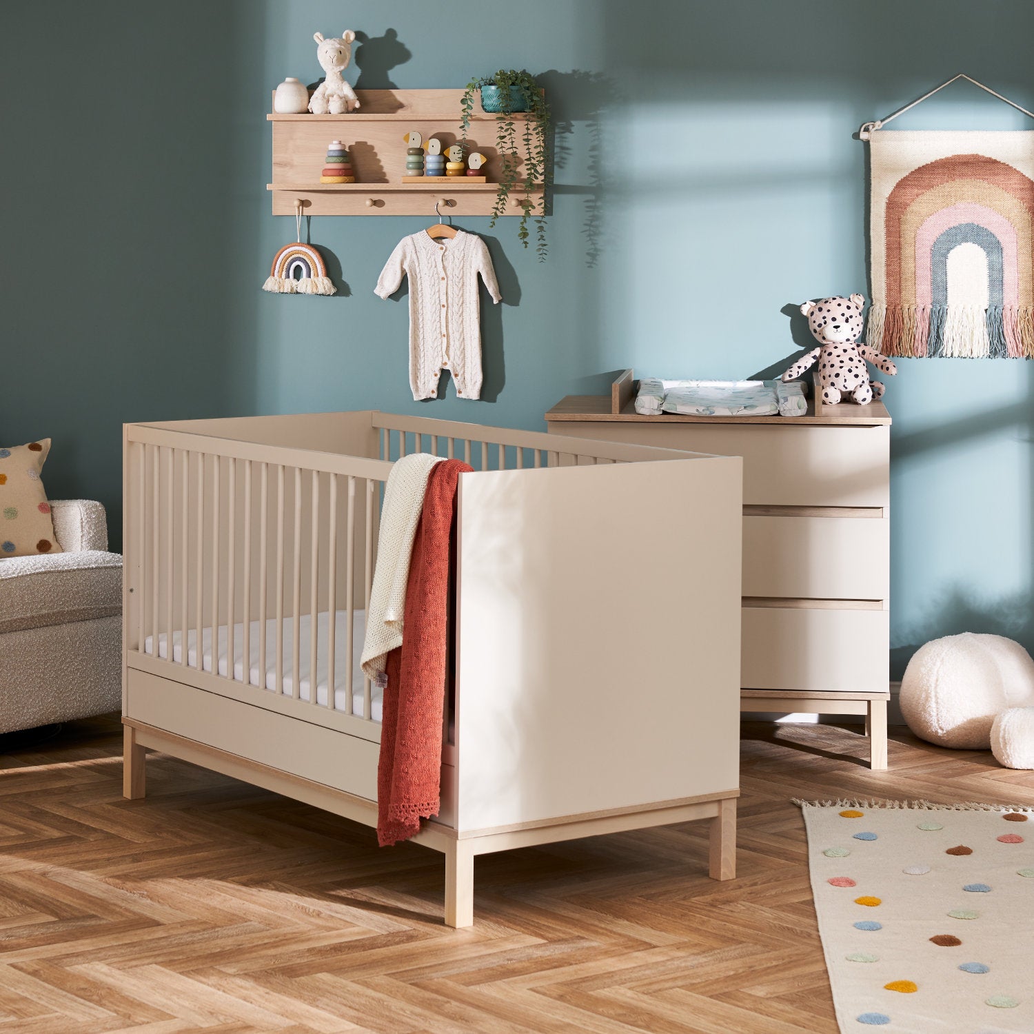 Astrid Cot Bed - Satin