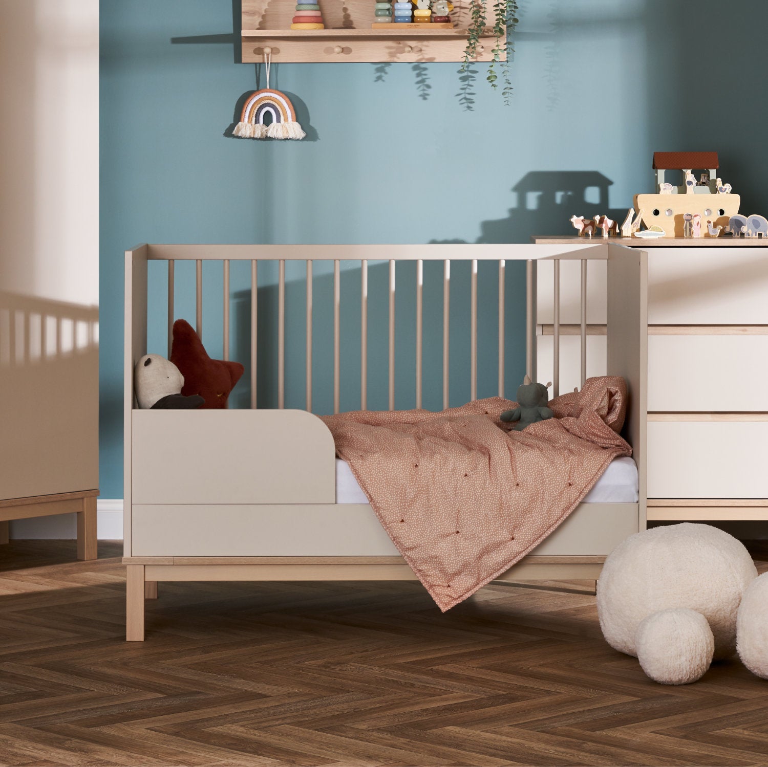 Astrid Mini Cot Bed - Satin