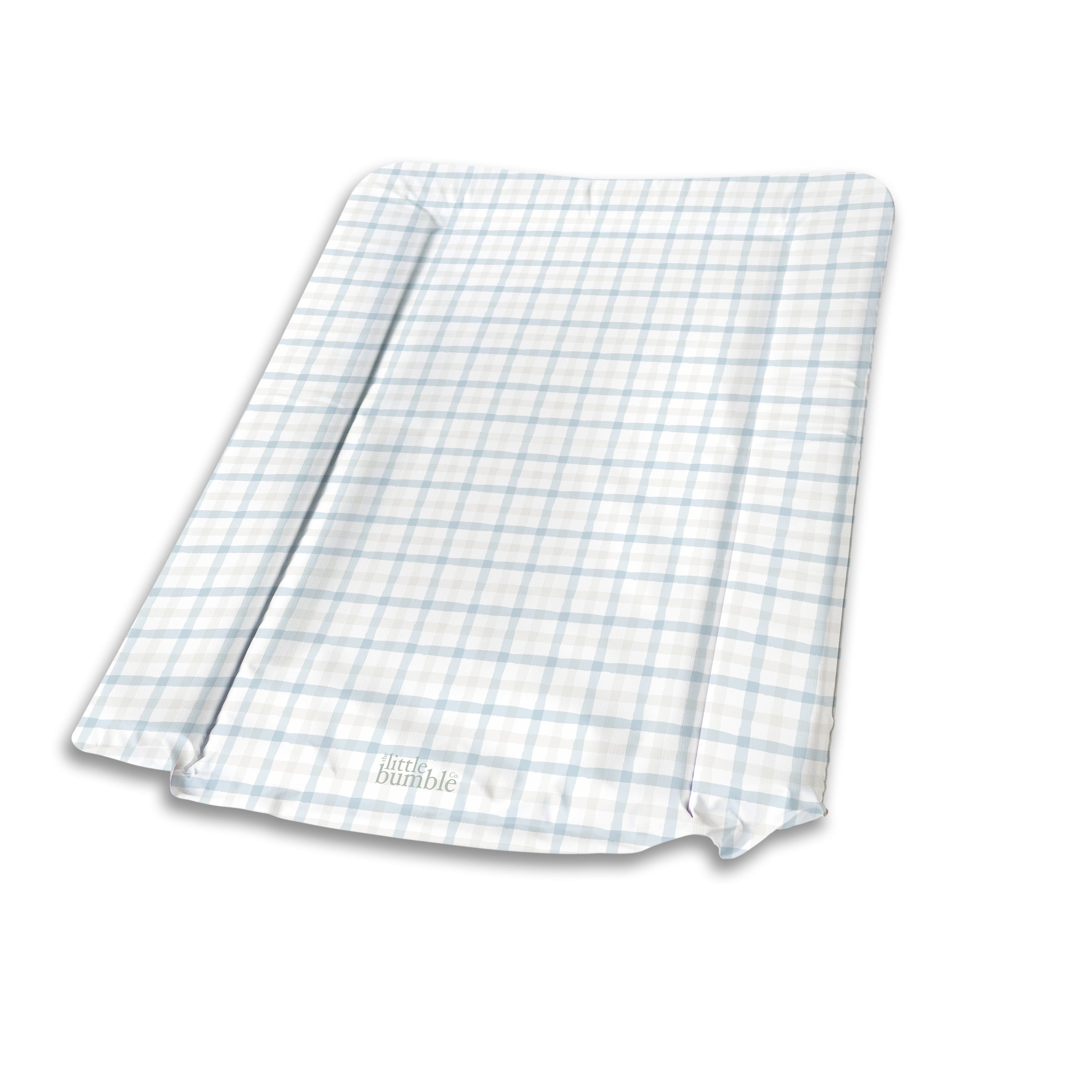 Standard Changing Mat - Blue Beige Plaid