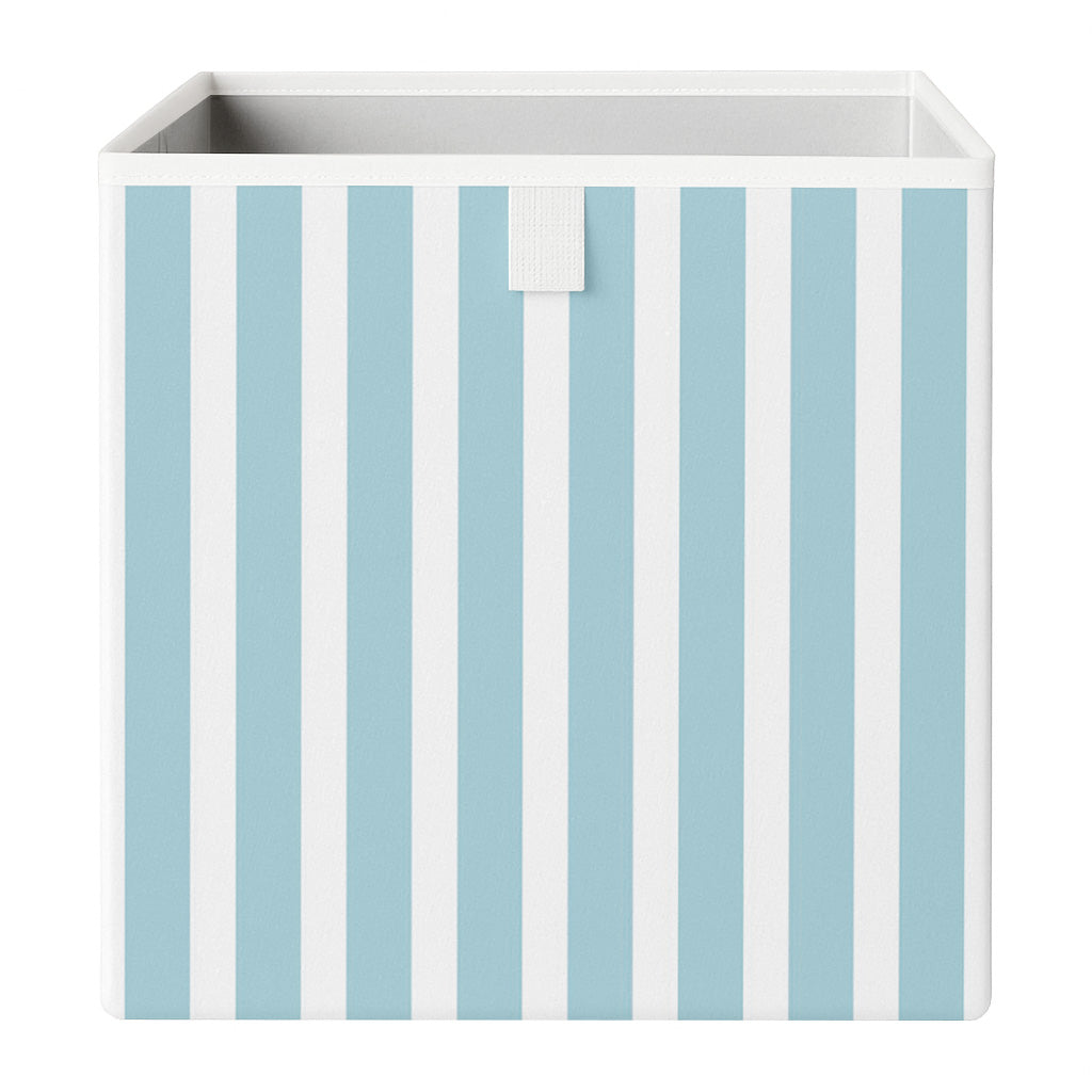 PRE ORDER - Cube Storage Box - Blue Stripe