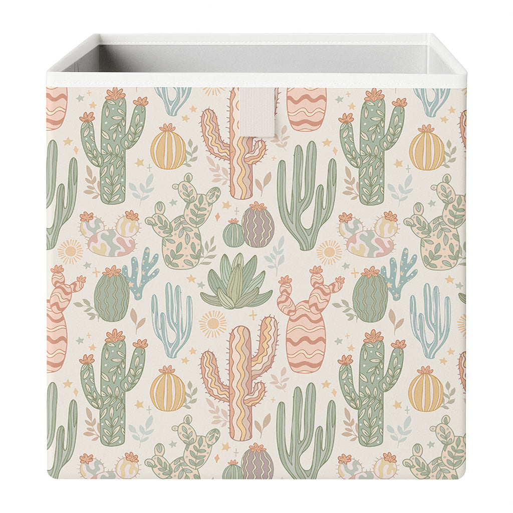PRE ORDER - Cube Storage Box - Cactus