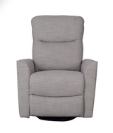 Savannah Swivel Glider Recliner Chair - Pebble