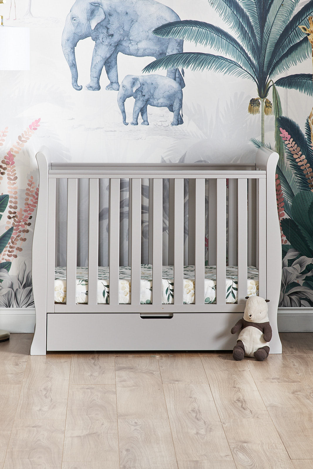 Stamford Space Saver Cot - Warm Grey