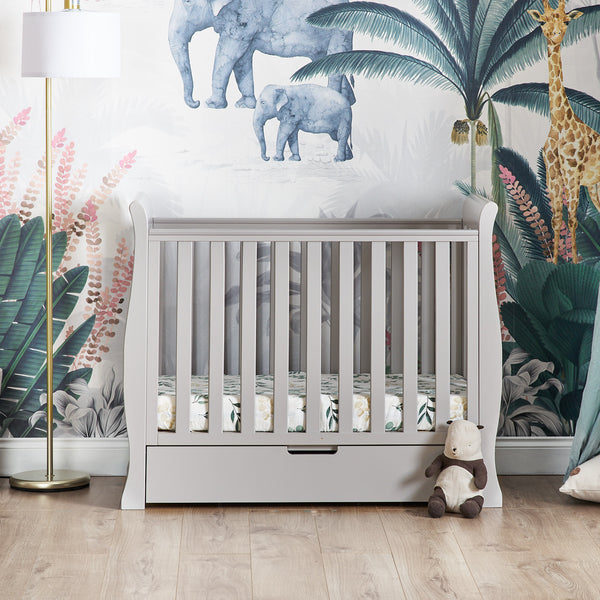 Stamford Space Saver Cot - Warm Grey