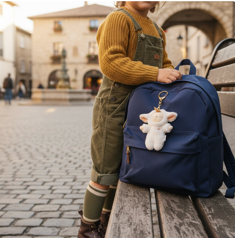 Cozy Bag Charm -  Lamby Pookie