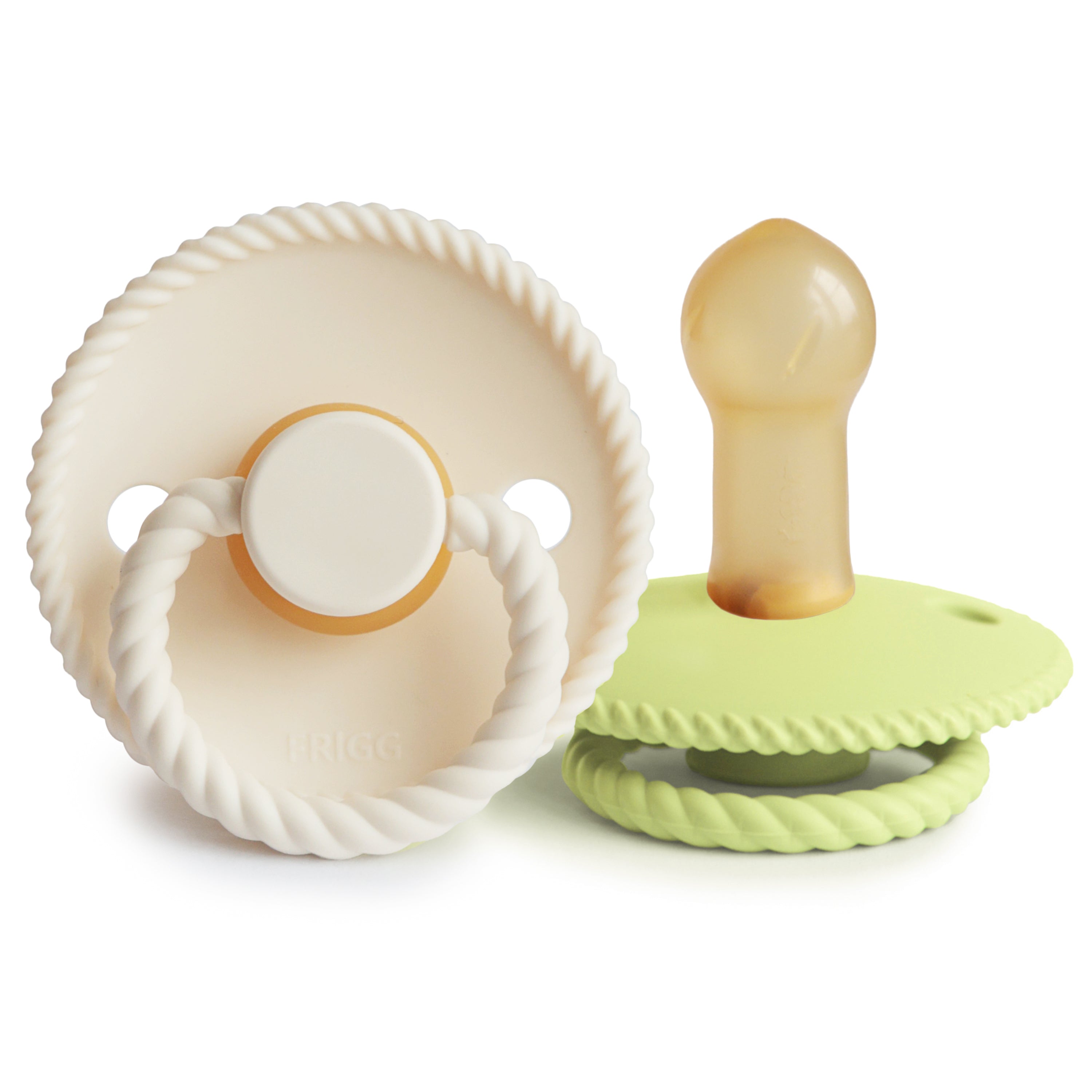 FRIGG Rope Natural Rubber Dummy 2-Pack (Cream/Green Tea)