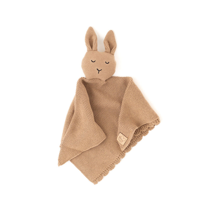 Blanket & Bunny Comforter Gift Set - Latte/Cocoa