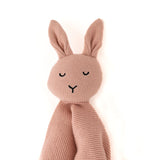 Knitted Bunny Comforter - Pink