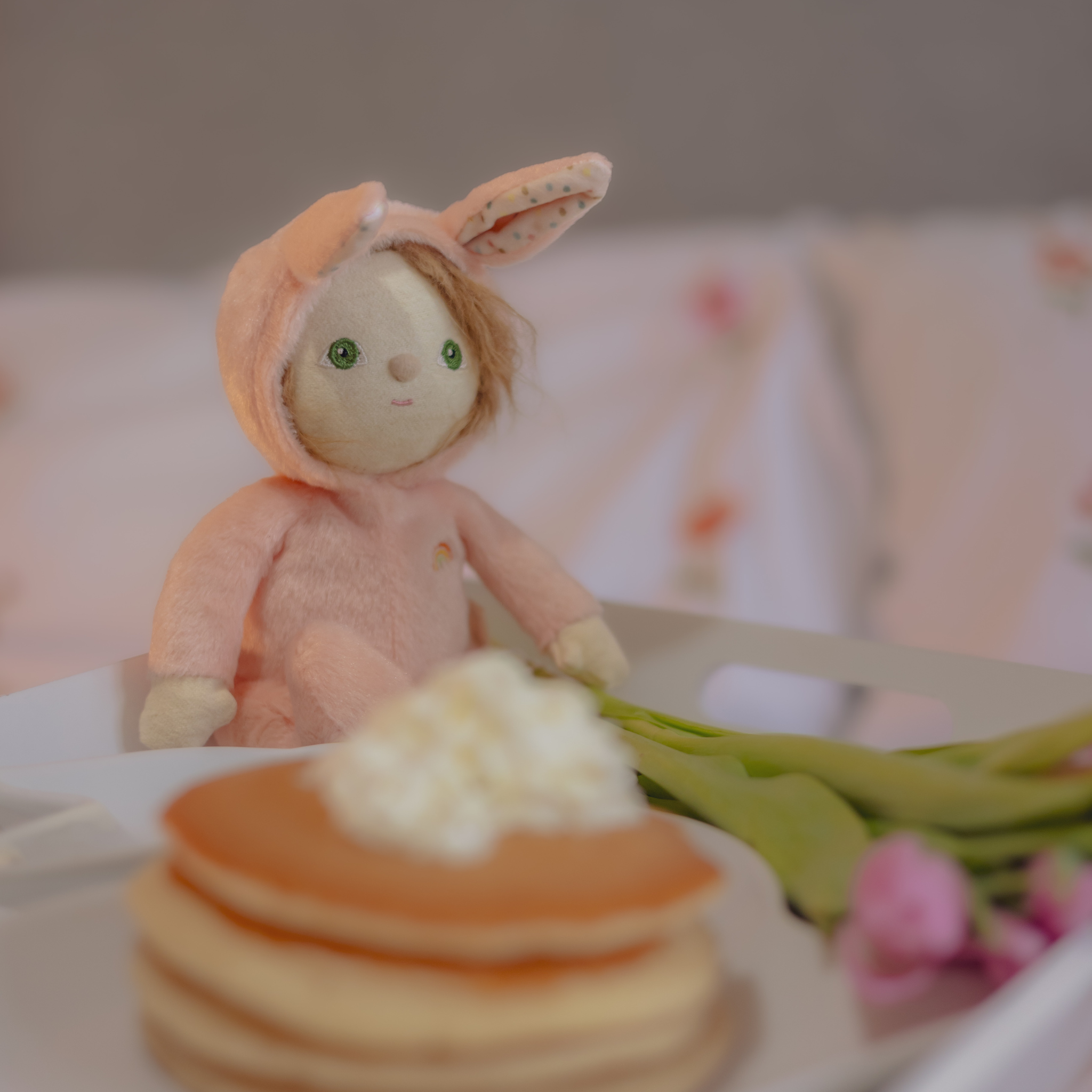 Dinky Dinkum Fluffle Family - Babbit Bunny - Pink