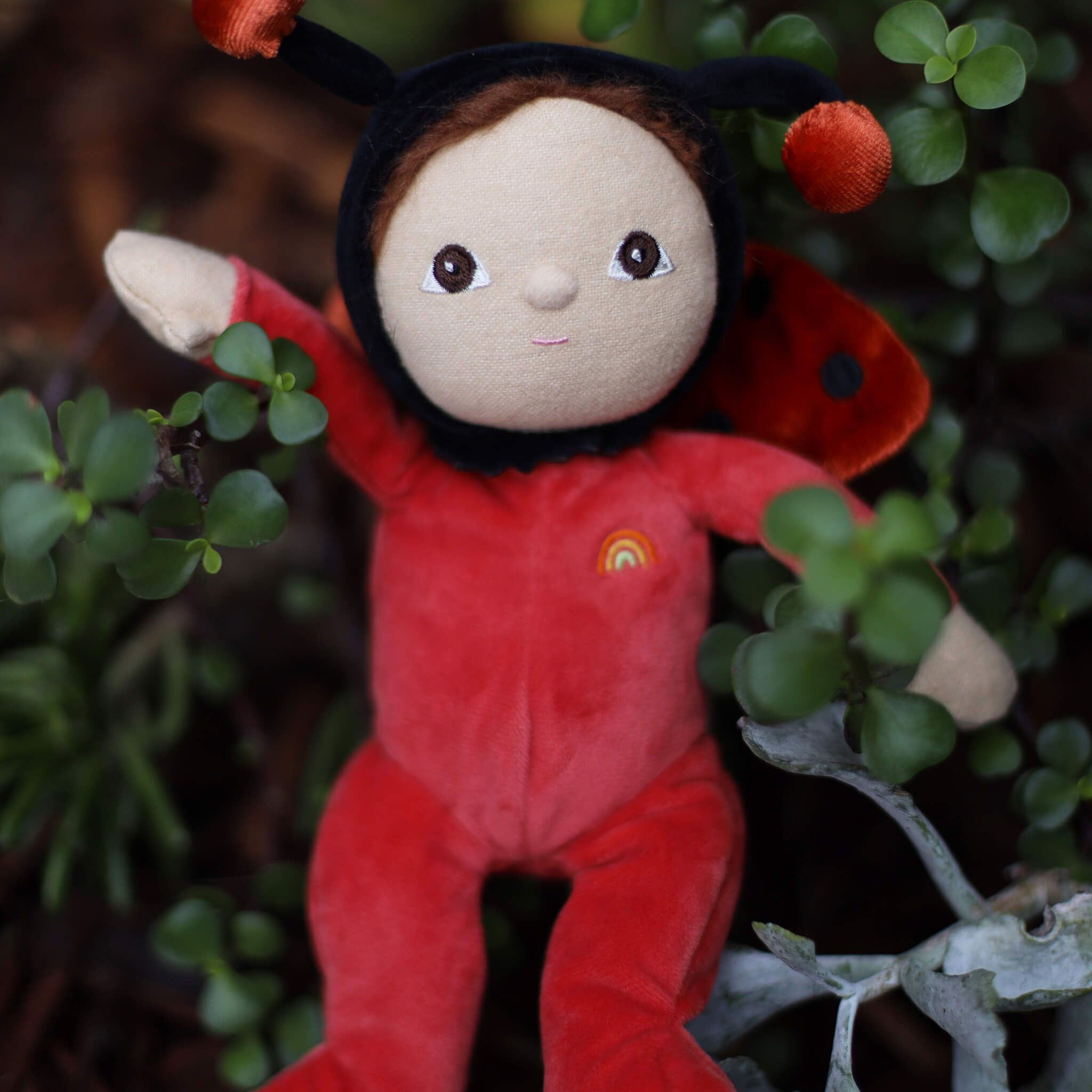 Dinky Dinkum Doll - Lola Ladybug - Red