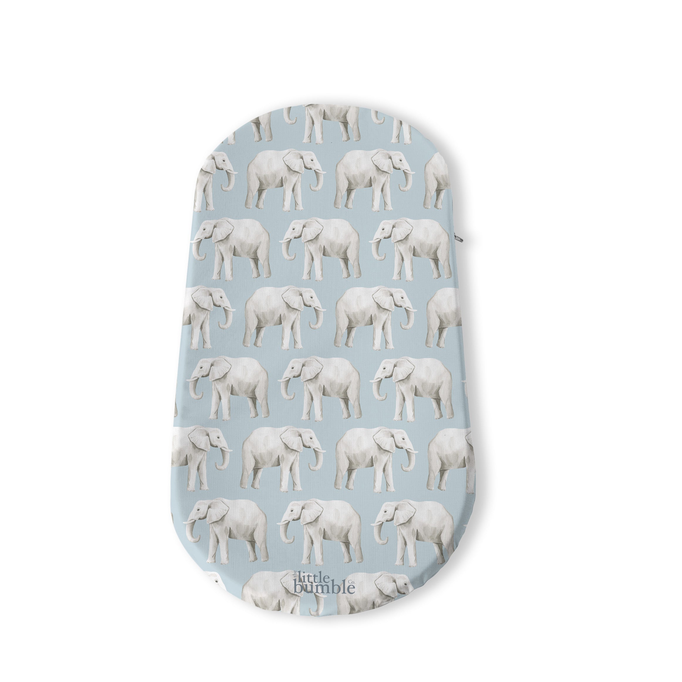 Changing Basket Mat Liner - Elephant