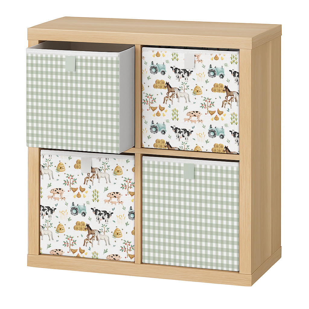 Cube Storage Box - Farm Yard