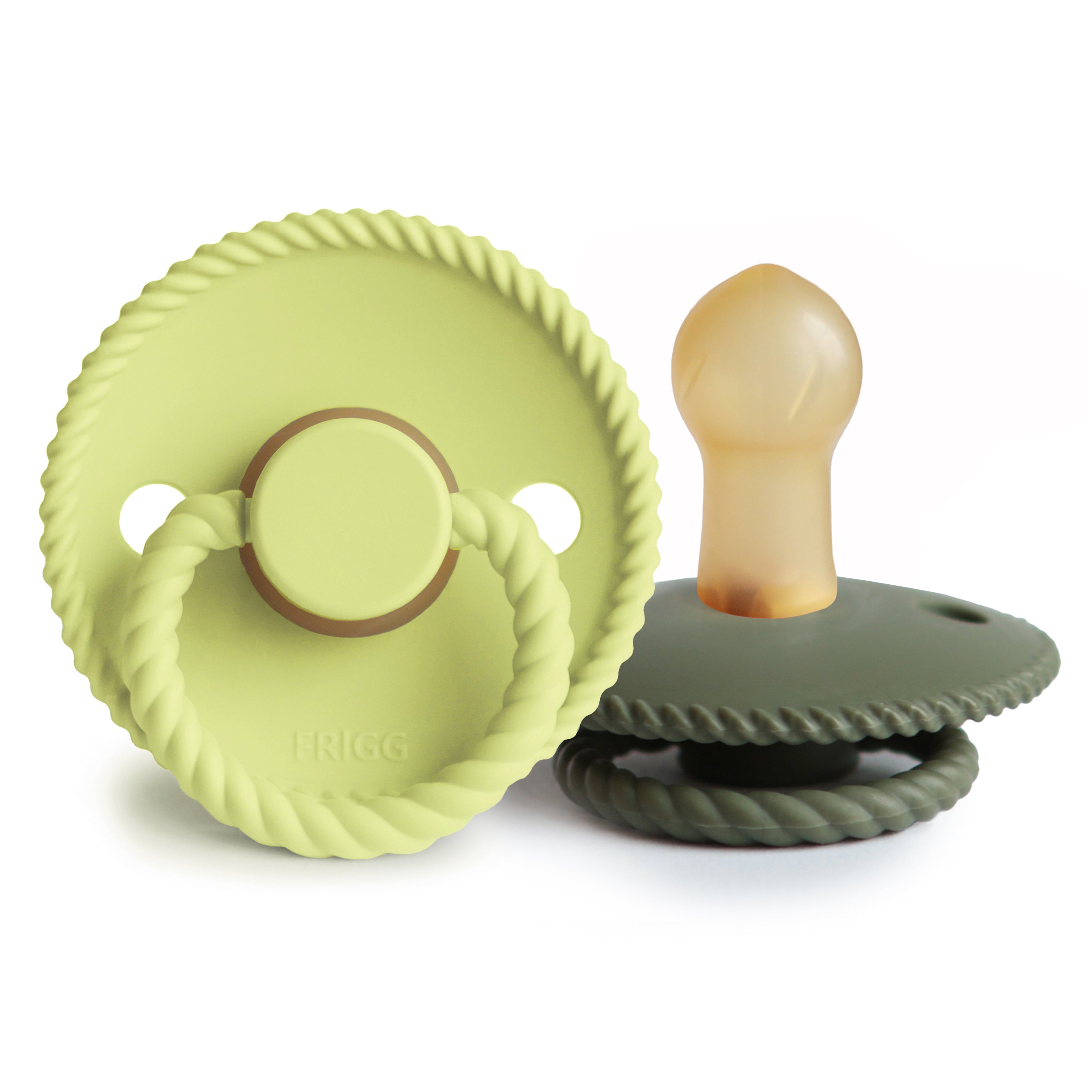 FRIGG Rope Natural Rubber Dummy 2-Pack (Green Tea/Olive)