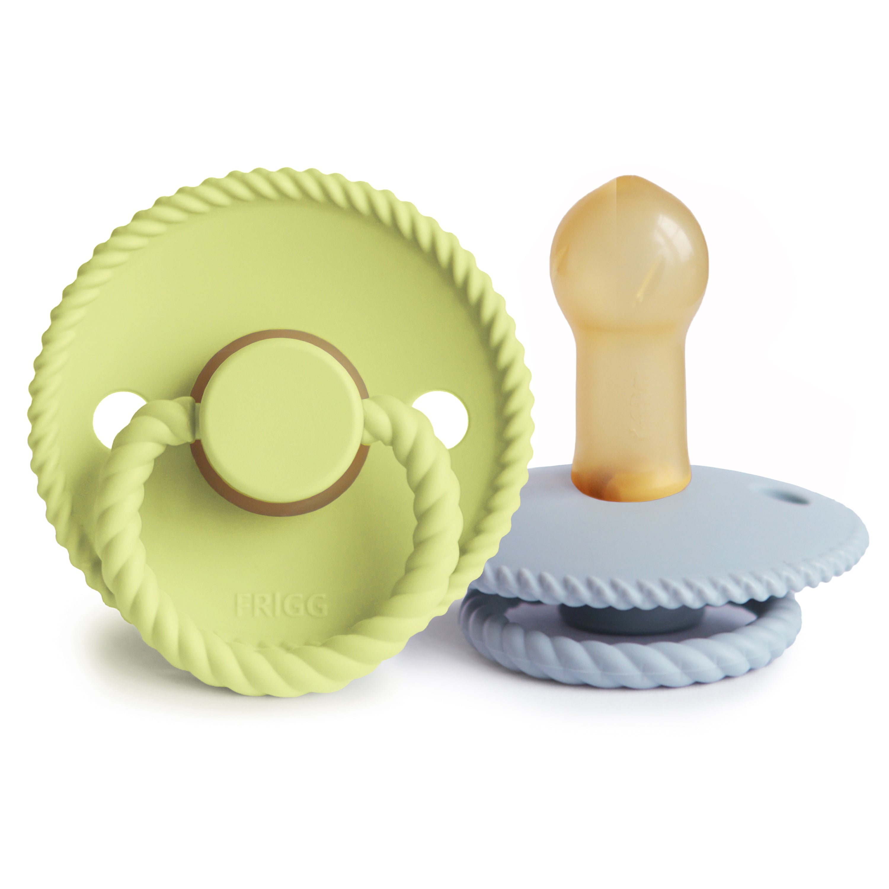 FRIGG Rope Natural Rubber Dummy 2-Pack (Green Tea/Powder Blue)