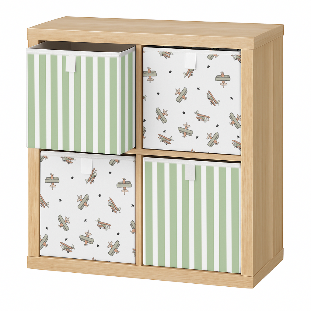 Cube Storage Box - Aeroplane