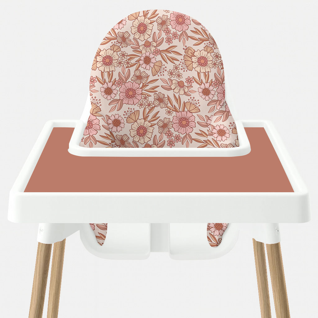Waterproof Highchair Cushion Cover - Retro Floral