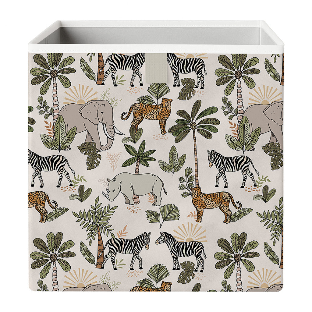 Cube Storage Box - In The Jungle
