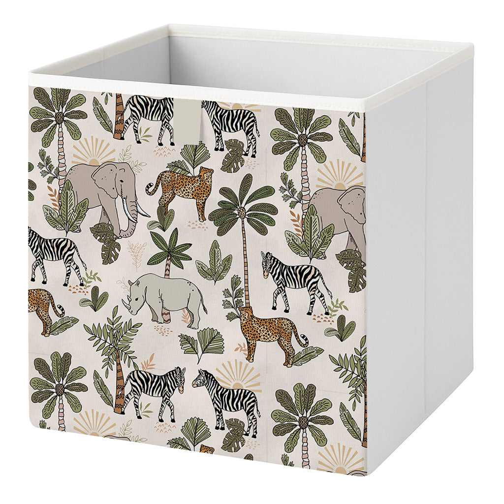 Cube Storage Box - In The Jungle